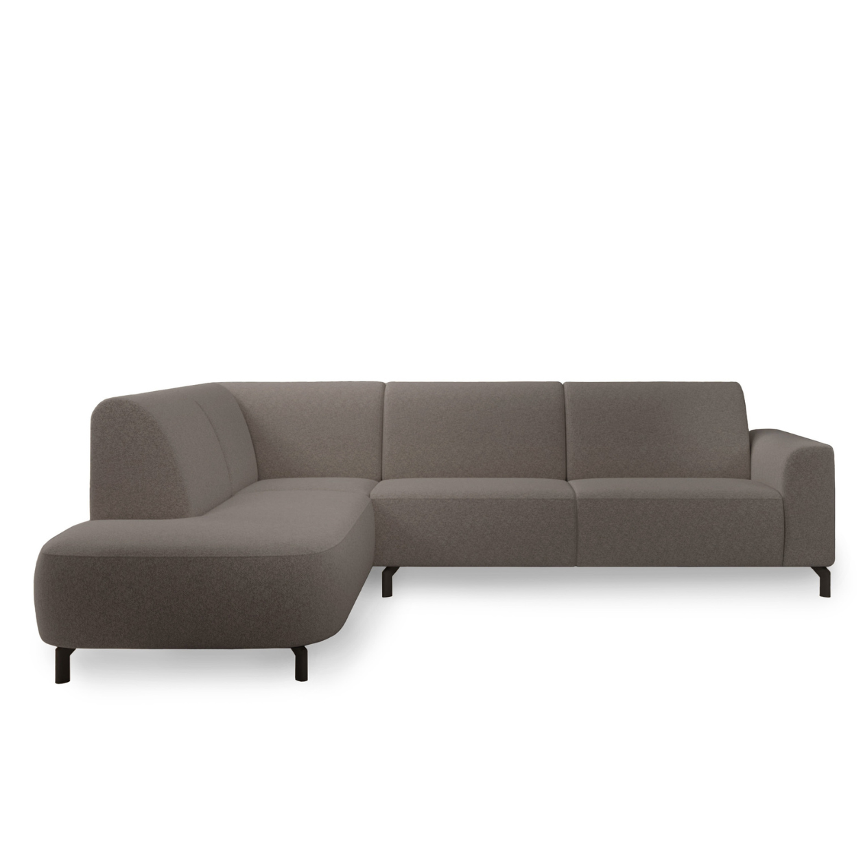 Dīvāns Luna 277/88/218 cm Raven 30 - N1 Home