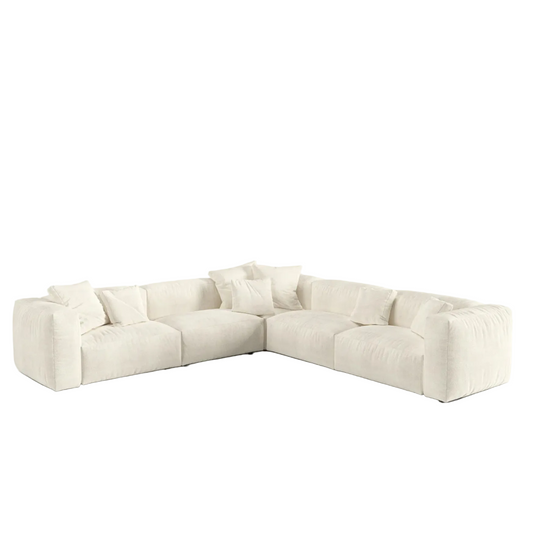 Dīvāns Martina Micadoni 316/75/316 cm Boucle Monnat Ivory
