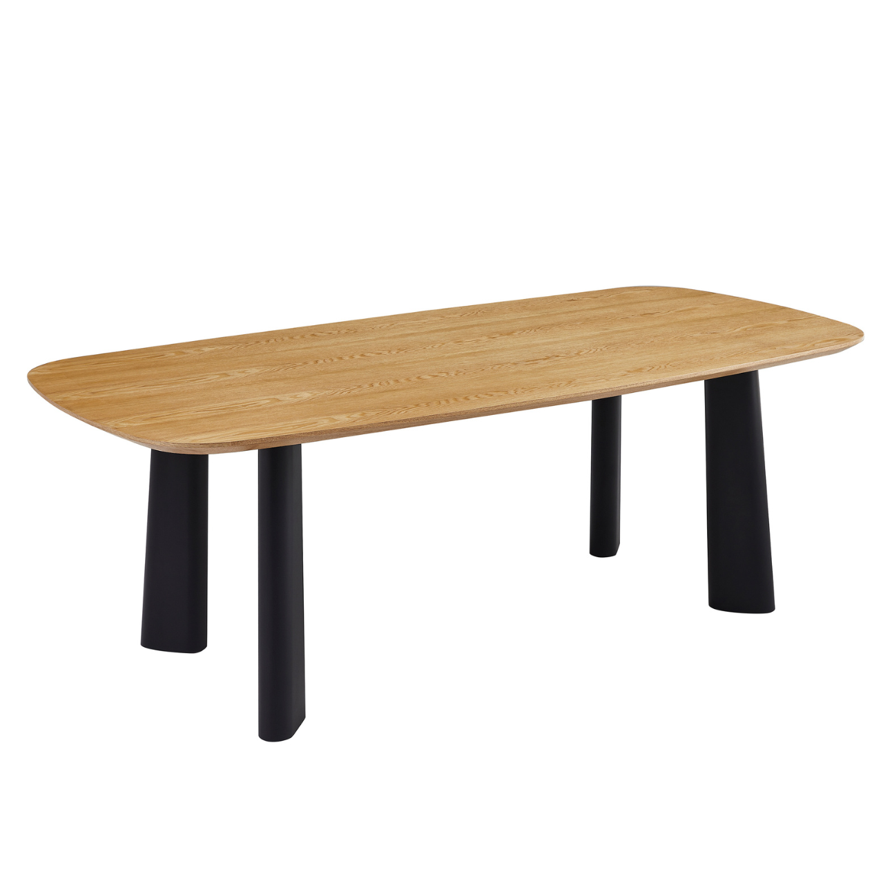 Galds Vicis 75/215/105 cm ozols/melns - N1 Home