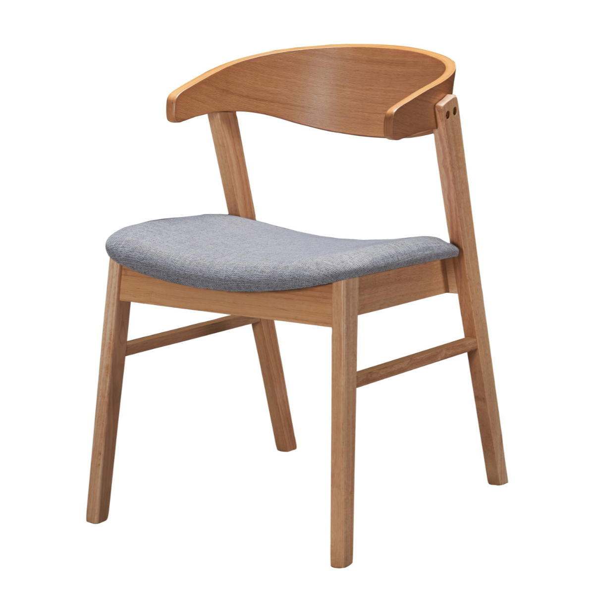 Krēsls Paniza 74/50/58 cm pelēks/ozols - N1 Home