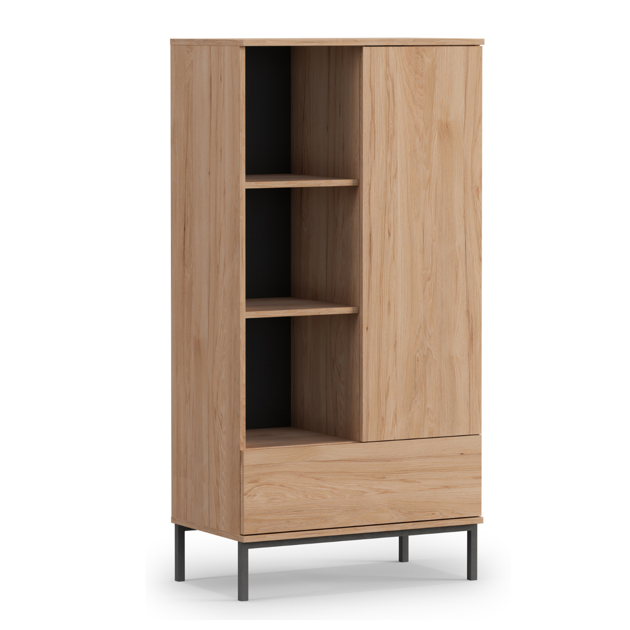 Skapis Polka 140/70/41 cm hikorijs - N1 Home