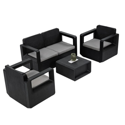 Atpūtas mēbeļu komplekts Veni antracīts - N1 Home