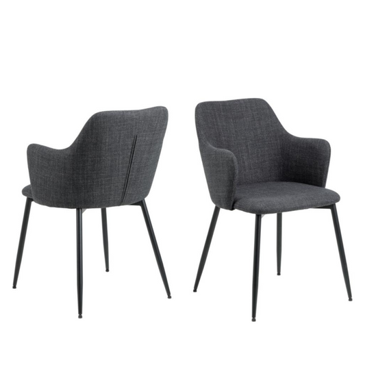 Krēsls Ila 54/60/84 cm tumši pelēks - N1 Home