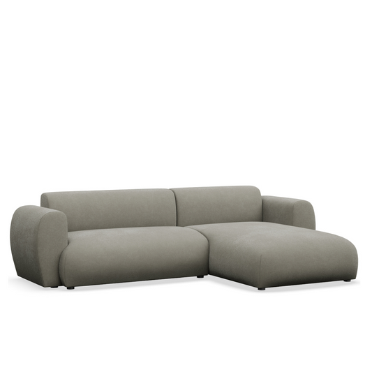 Dīvāns Emil 74/262/156 cm Storm 85