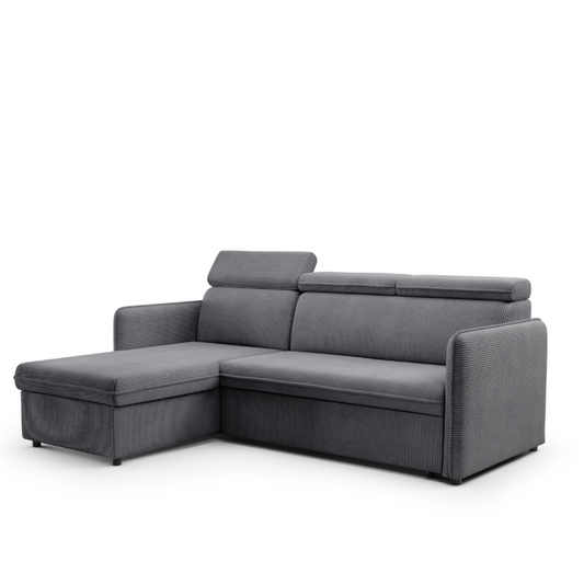 Dīvāns Barce 220/84/165 cm tumši pelēks - N1 Home