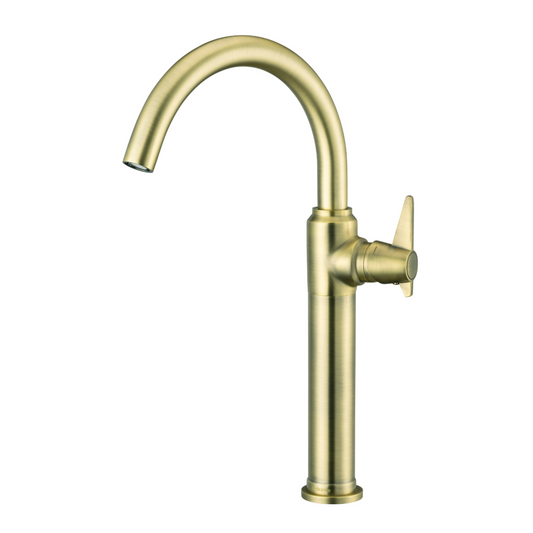 Izlietnes maisītājs, augsts Temisto 227 mm brass - N1 Home