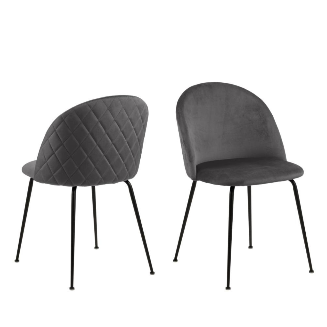 Krēsls Louv 49/54/80 cm tumši pelēks - N1 Home