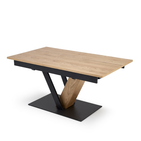 Galds Fani 160/90/78 cm dabīgs/melns - N1 Home