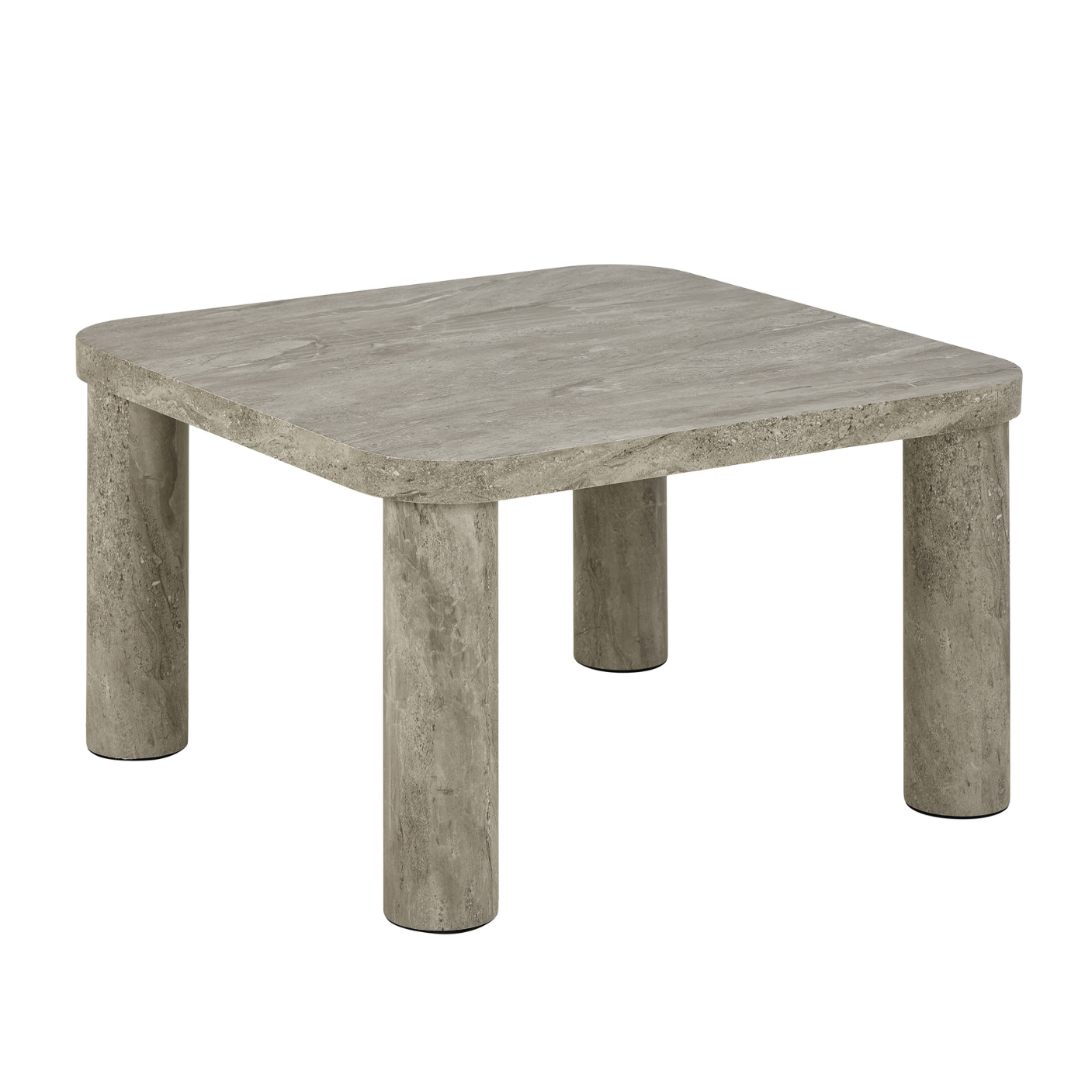 Kafijas galds Soretto 60/60/36 cm pelēks marmors - N1 Home