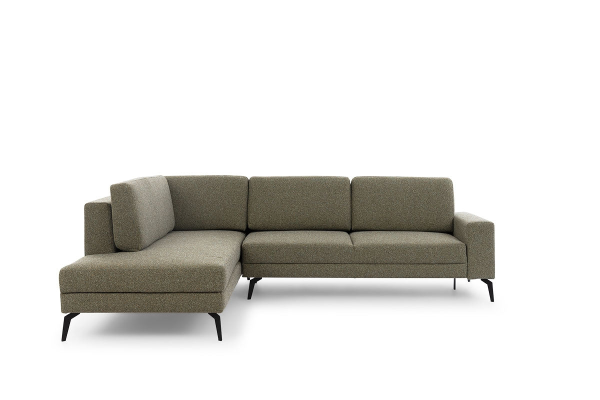 Dīvāns MILANO L kreisais stūris 284/83/219 brūns - N1 Home