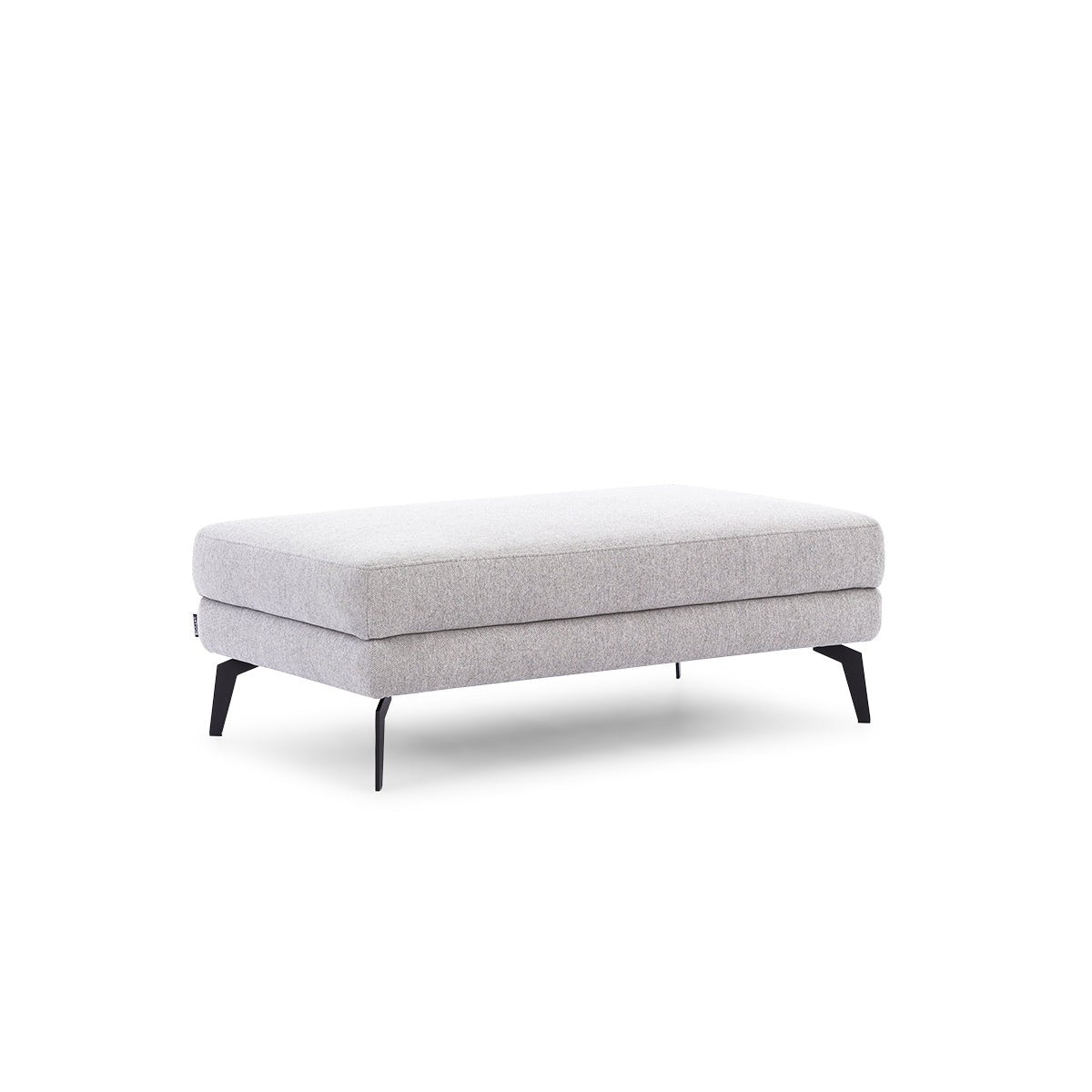 Pufs MILANO 120/43/70 cm pelēks - N1 Home