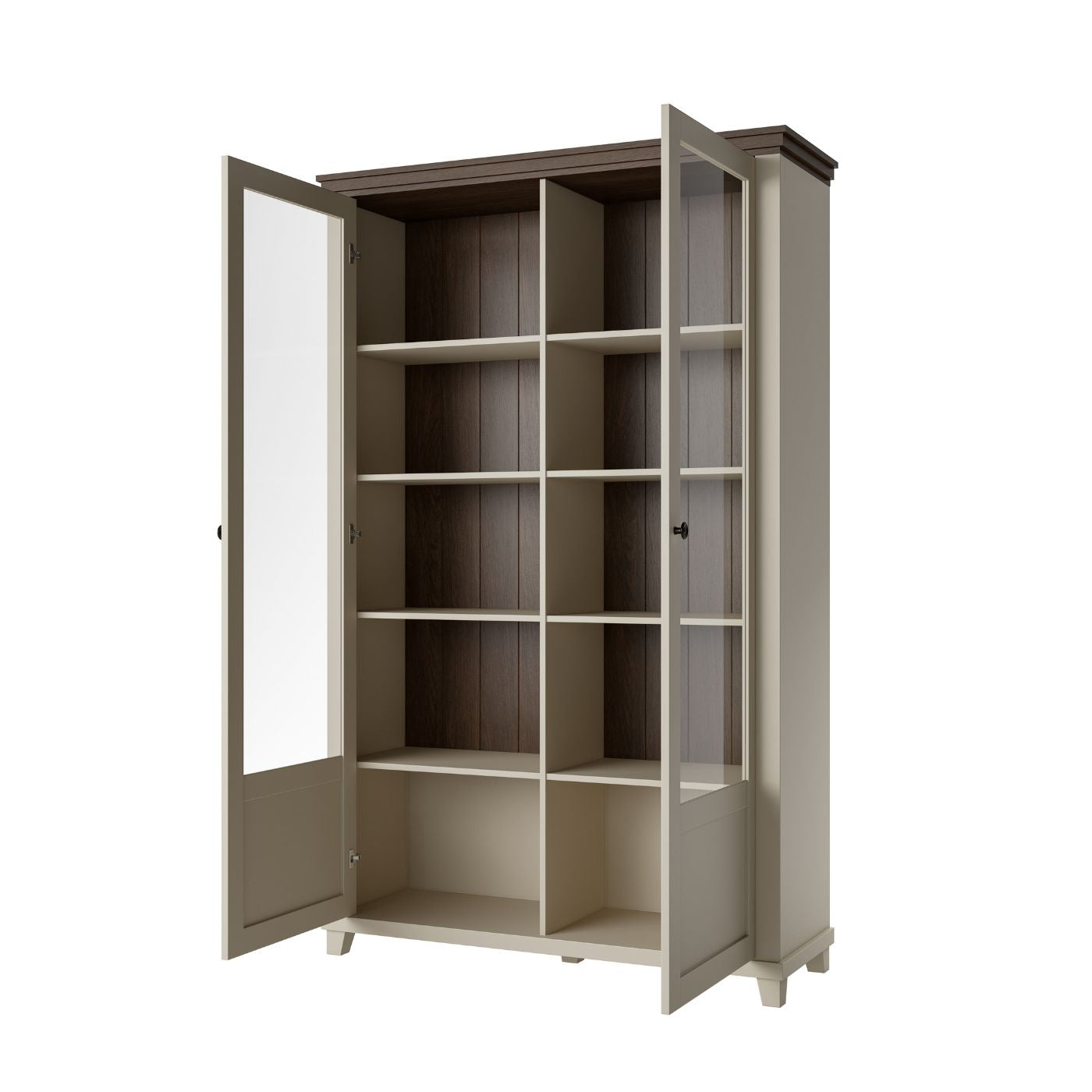 Skapis Evtar 126/200/42 cm kašmirs/Dunin ozols - N1 Home