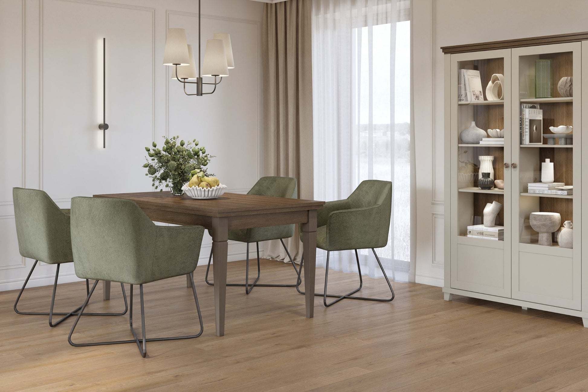 Skapis Evtar 71/200/42 cm kašmirs/Dunin ozols - N1 Home