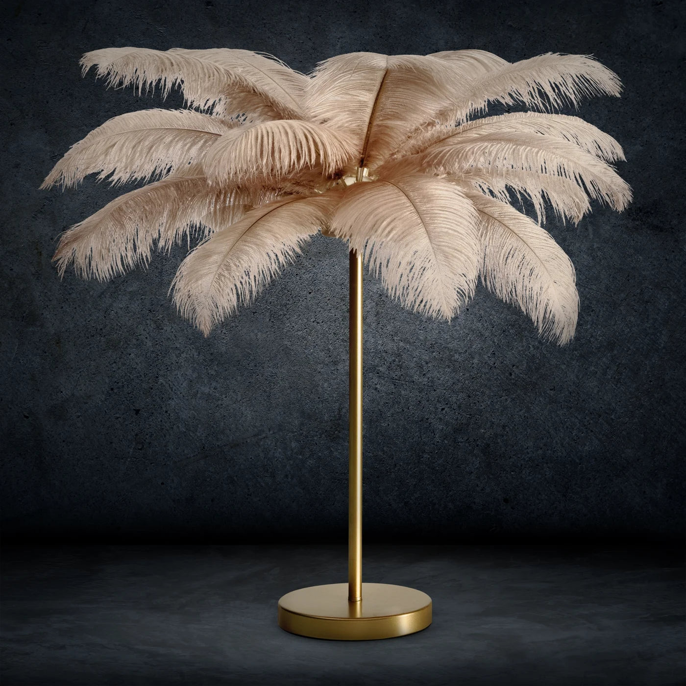 Stāvlampa Fieria 65/68 cm bēšs/šampanietis - N1 Home