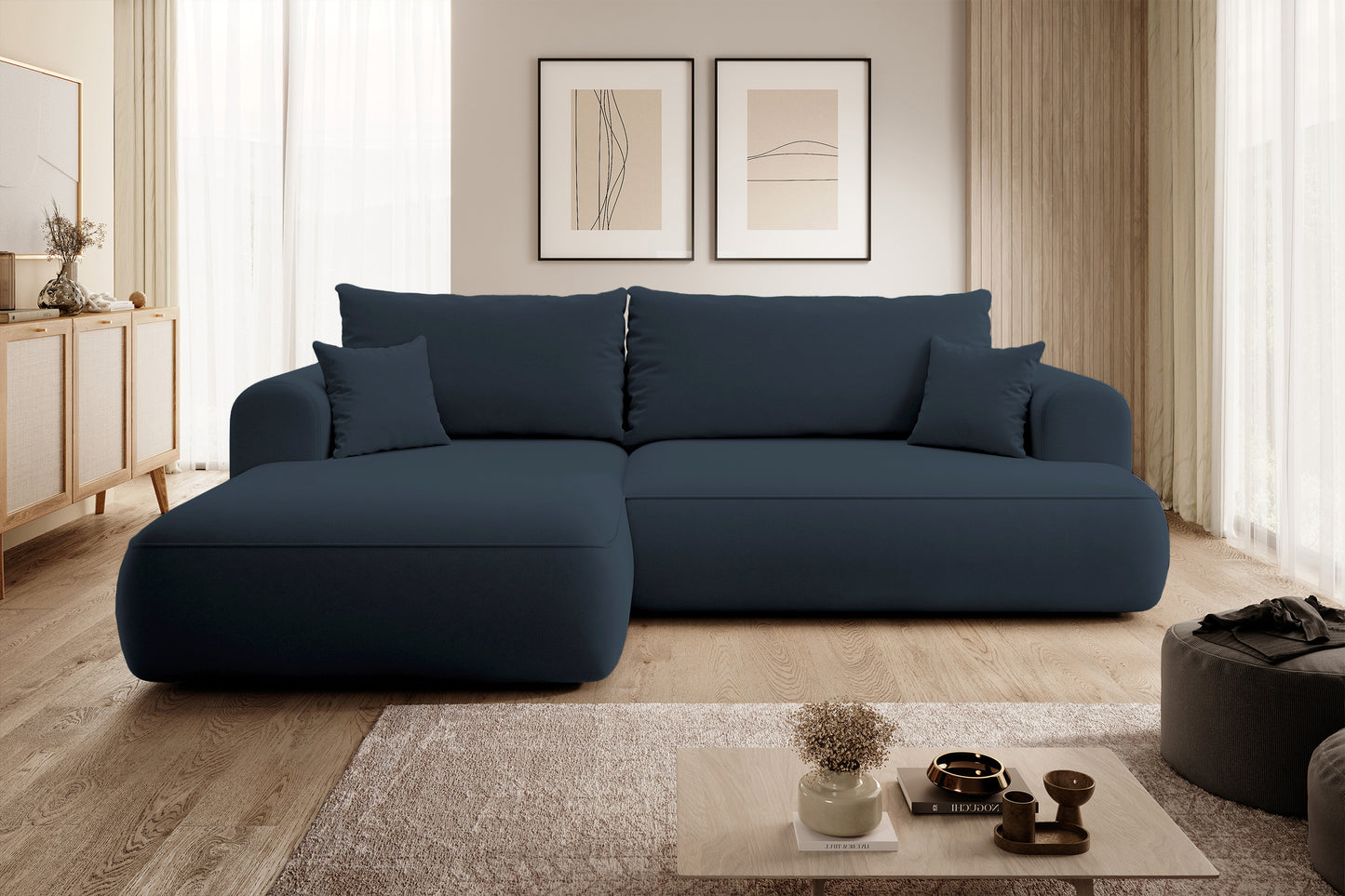 Dīvāns Ovors 260/93/165 cm Castel 79 - N1 Home