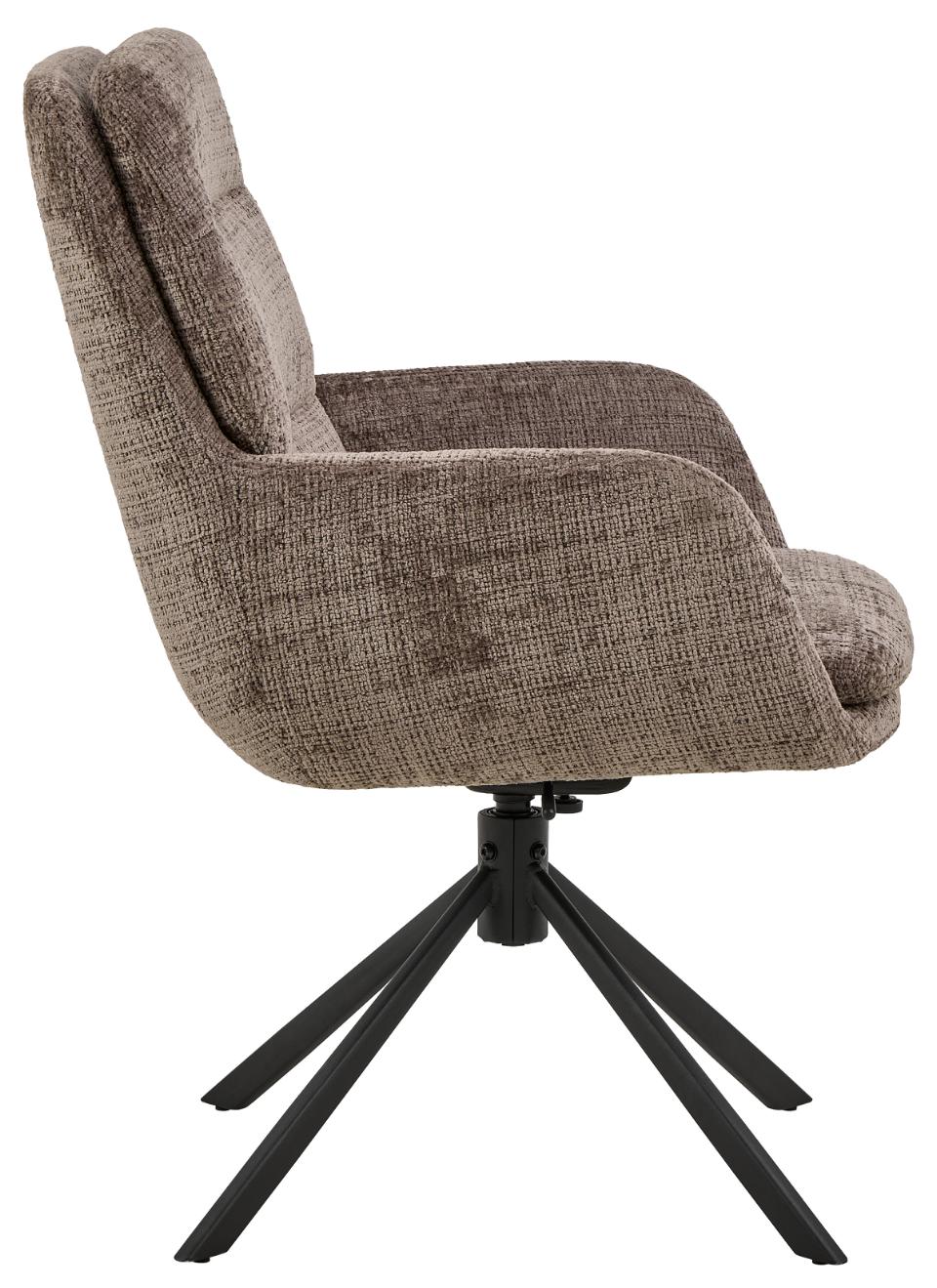 Krēsls Edgi 61/67/94 cm dusty brown 24 - N1 Home