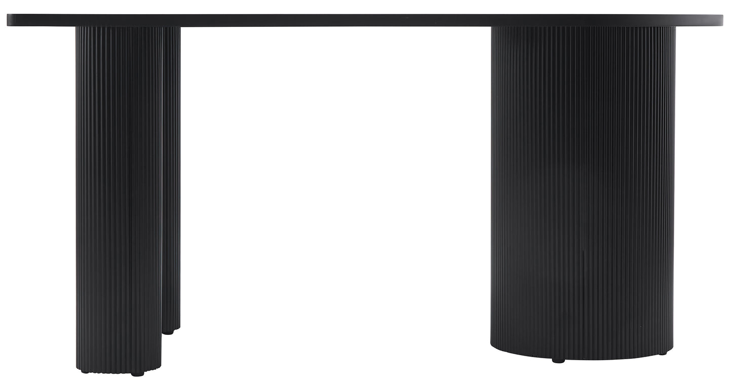 Galds Dikali 75/150/90 cm melns - N1 Home