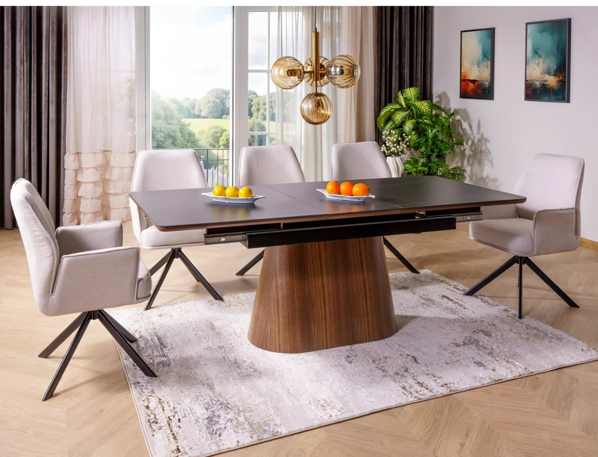 Krēsls MIO 90/58/49 cm gaiši bēšs - N1 Home