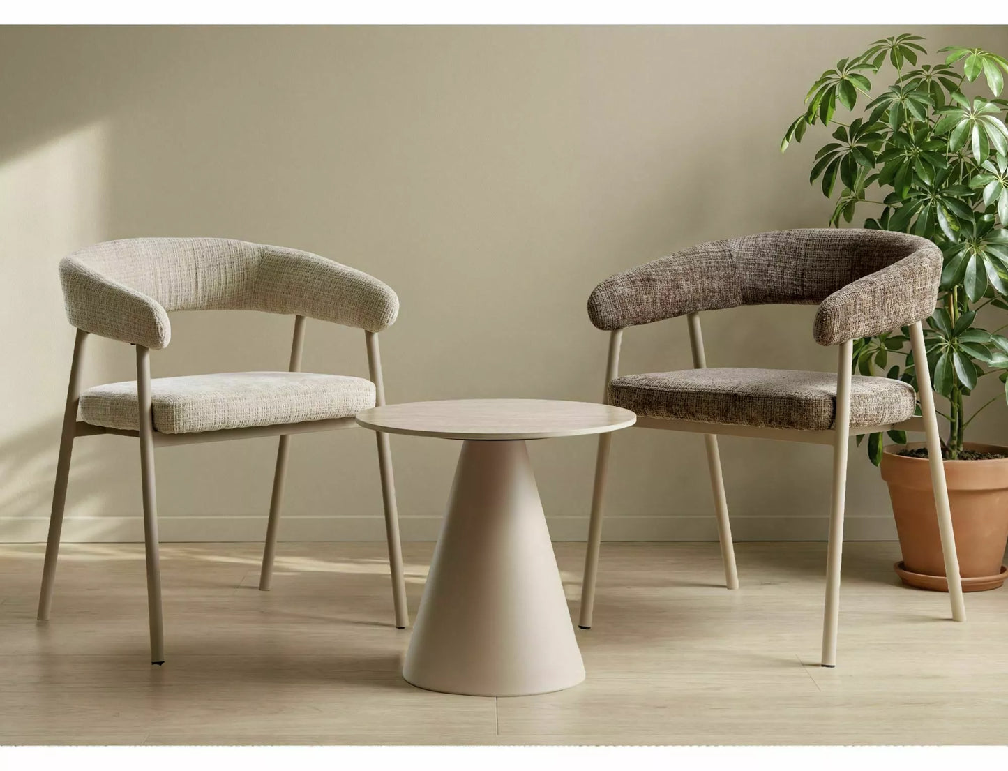 Krēsls Katas 75/57/49 cm bēšs/kašmirs