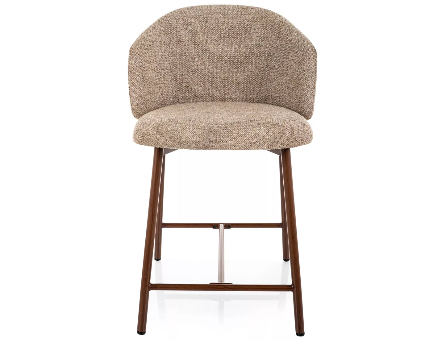 Bāra krēsls Osara 88/54/60 cm bēšs/rieksts