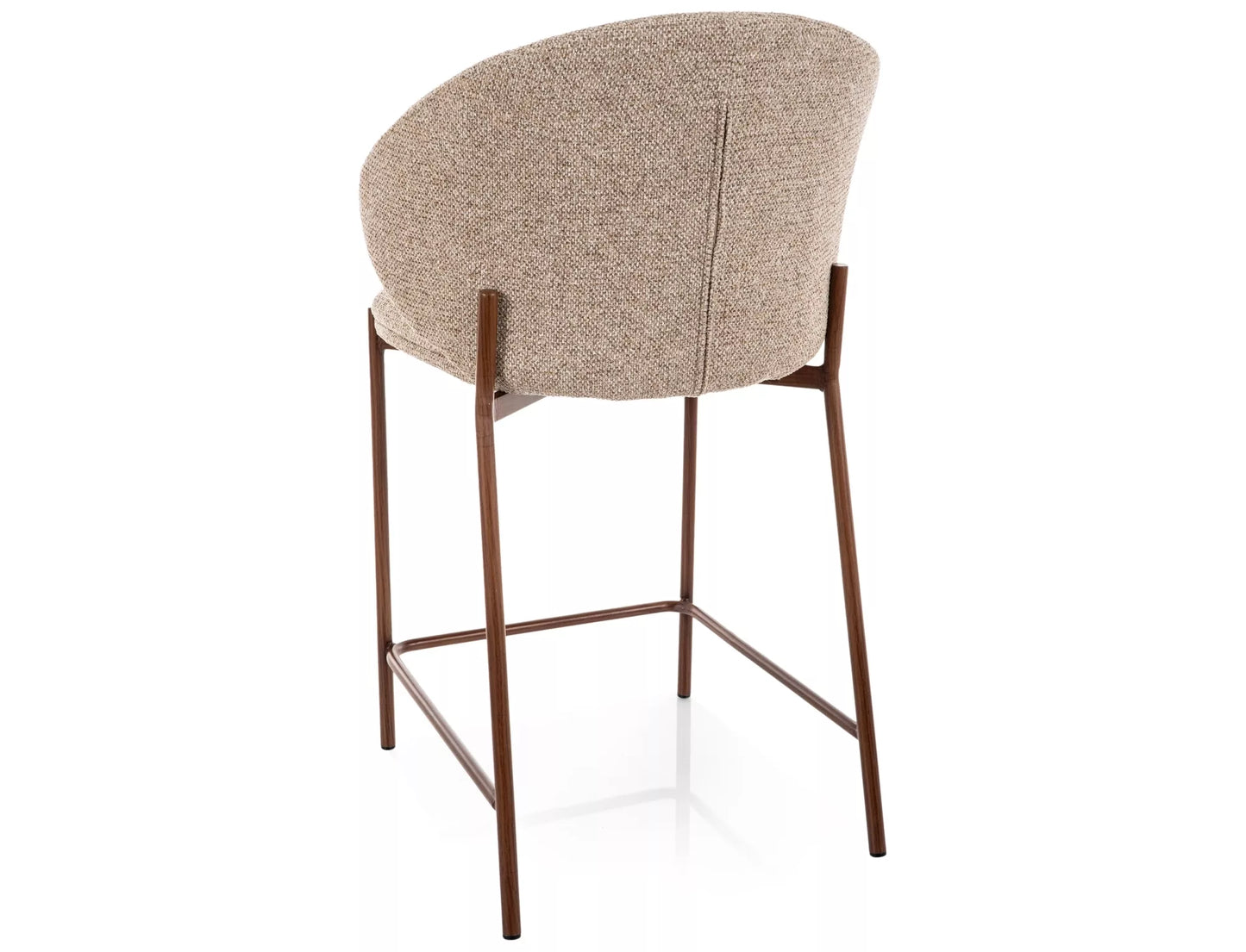 Bāra krēsls Kiors 90/54/61 cm bēšs/rieksts