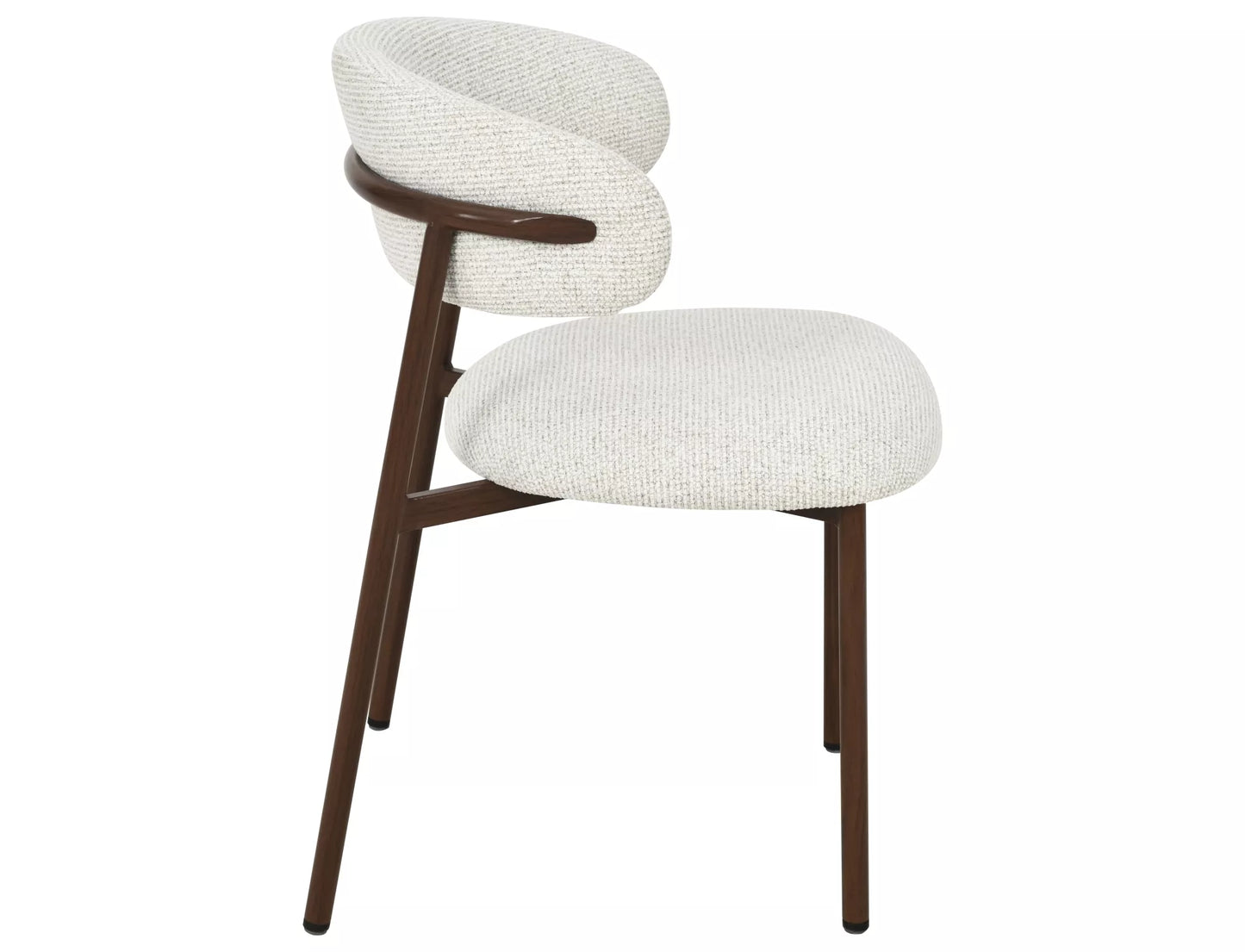Krēsls Elts 80/56/49 cm gaiši bēšs/rieksts