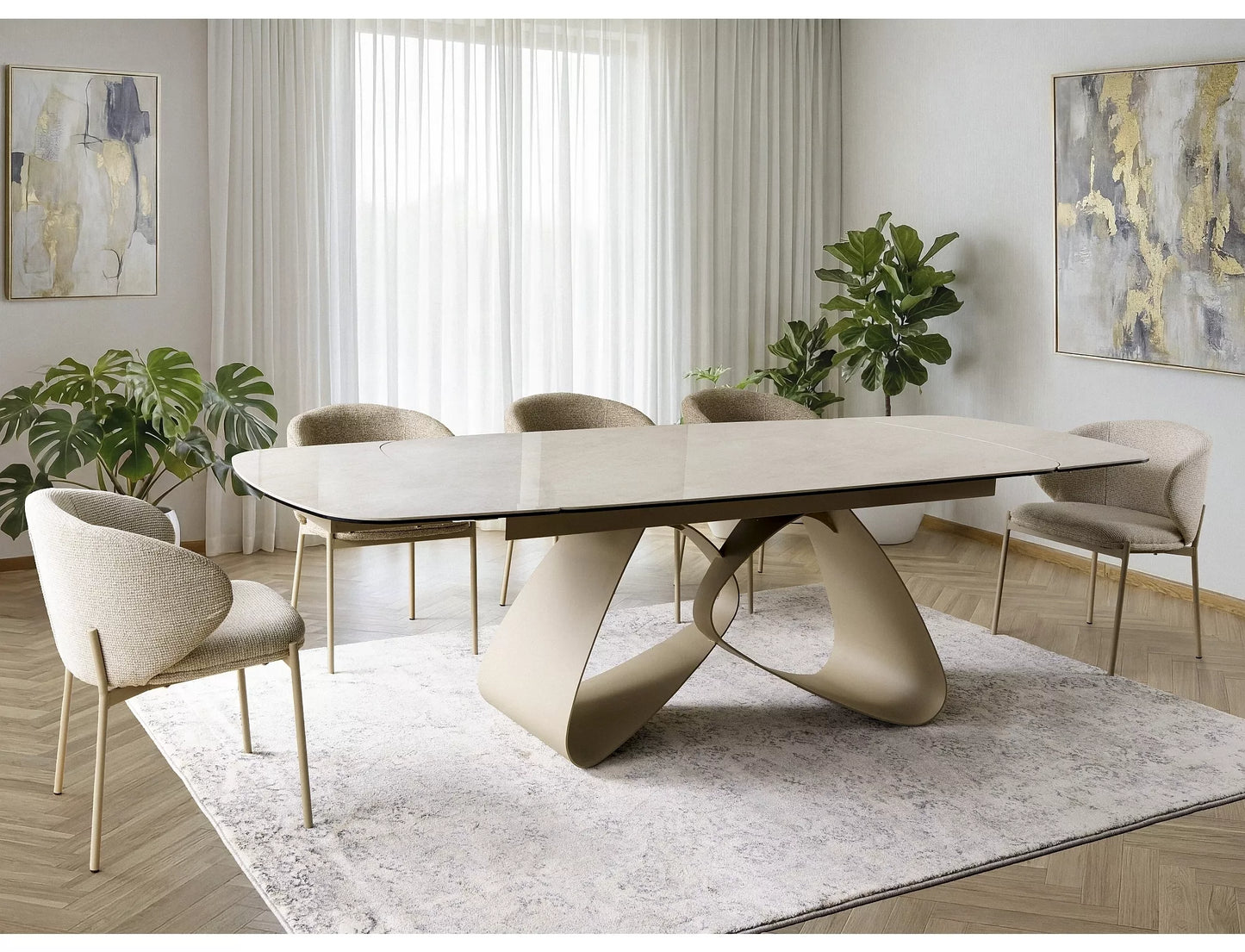 Krēsls Kiors 75/54/49 cm pelēks/kašmirs