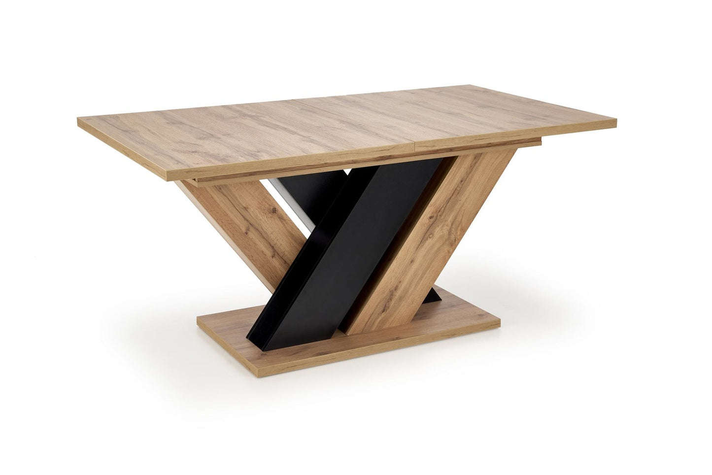 Galds Brans 160/90/77 cm votan ozols/melns - N1 Home