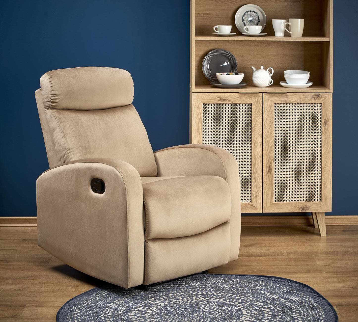 Krēsls Voner 75/95-140/90-98/50 cm Bluvel 28 - N1 Home