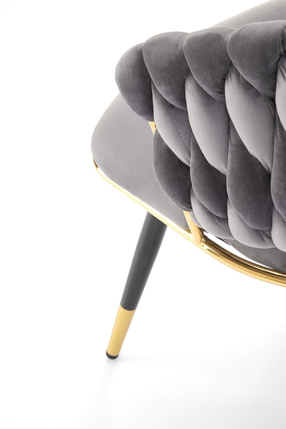 Krēsls Barons 62/58/85/48 cm tumši zaļš/zelts - N1 Home