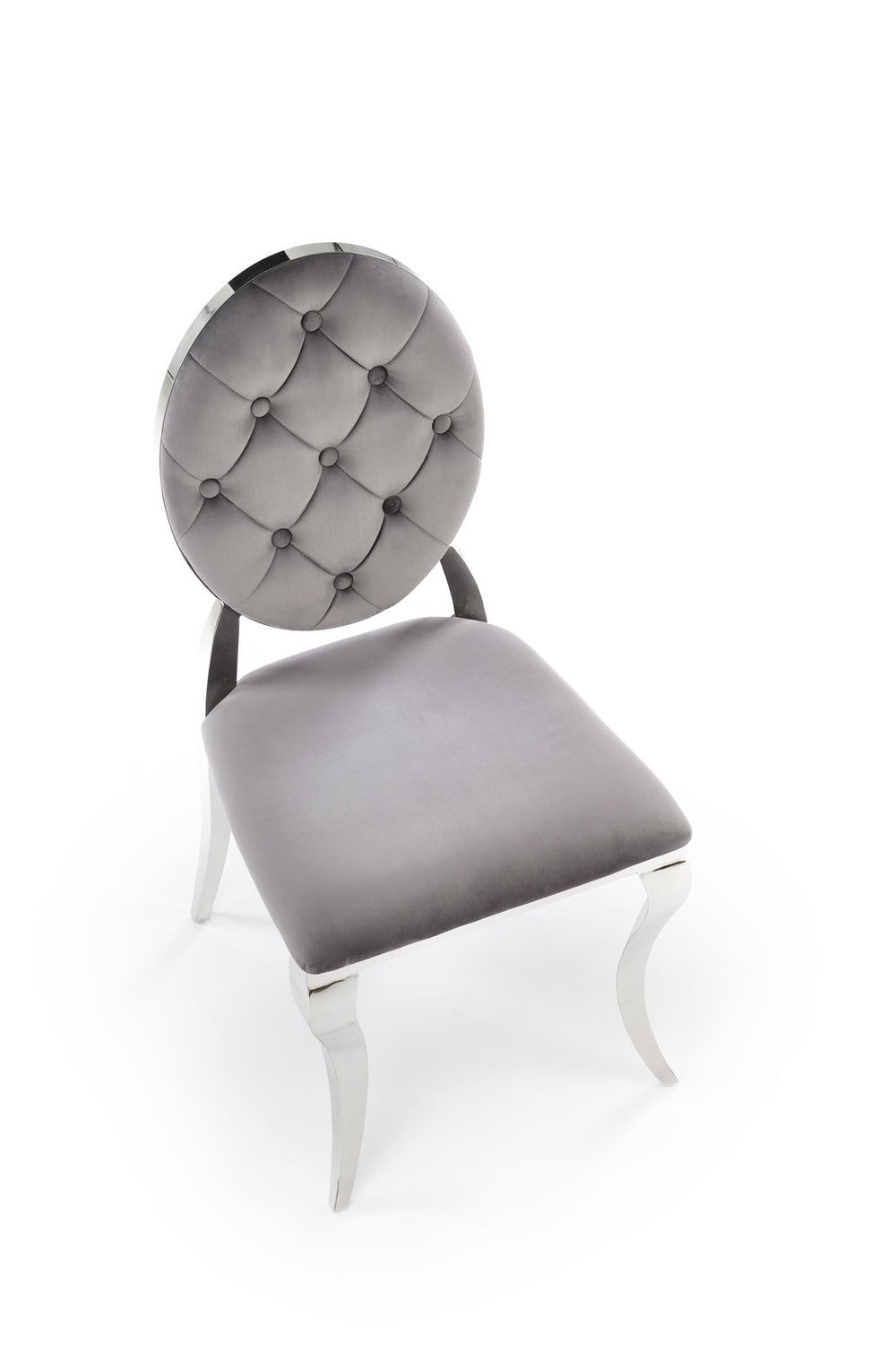 Krēsls Roy 48/52/96/46 cm pelēks/sudraba - N1 Home