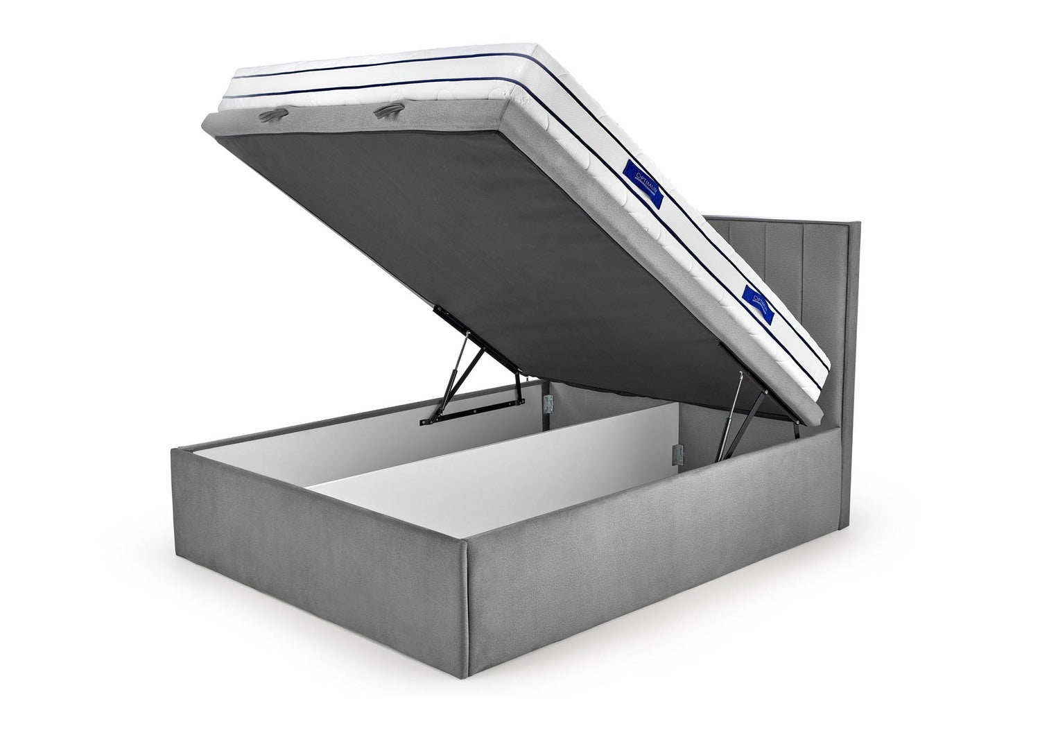 Gulta Asen 162/210/121 cm pelēks - N1 Home