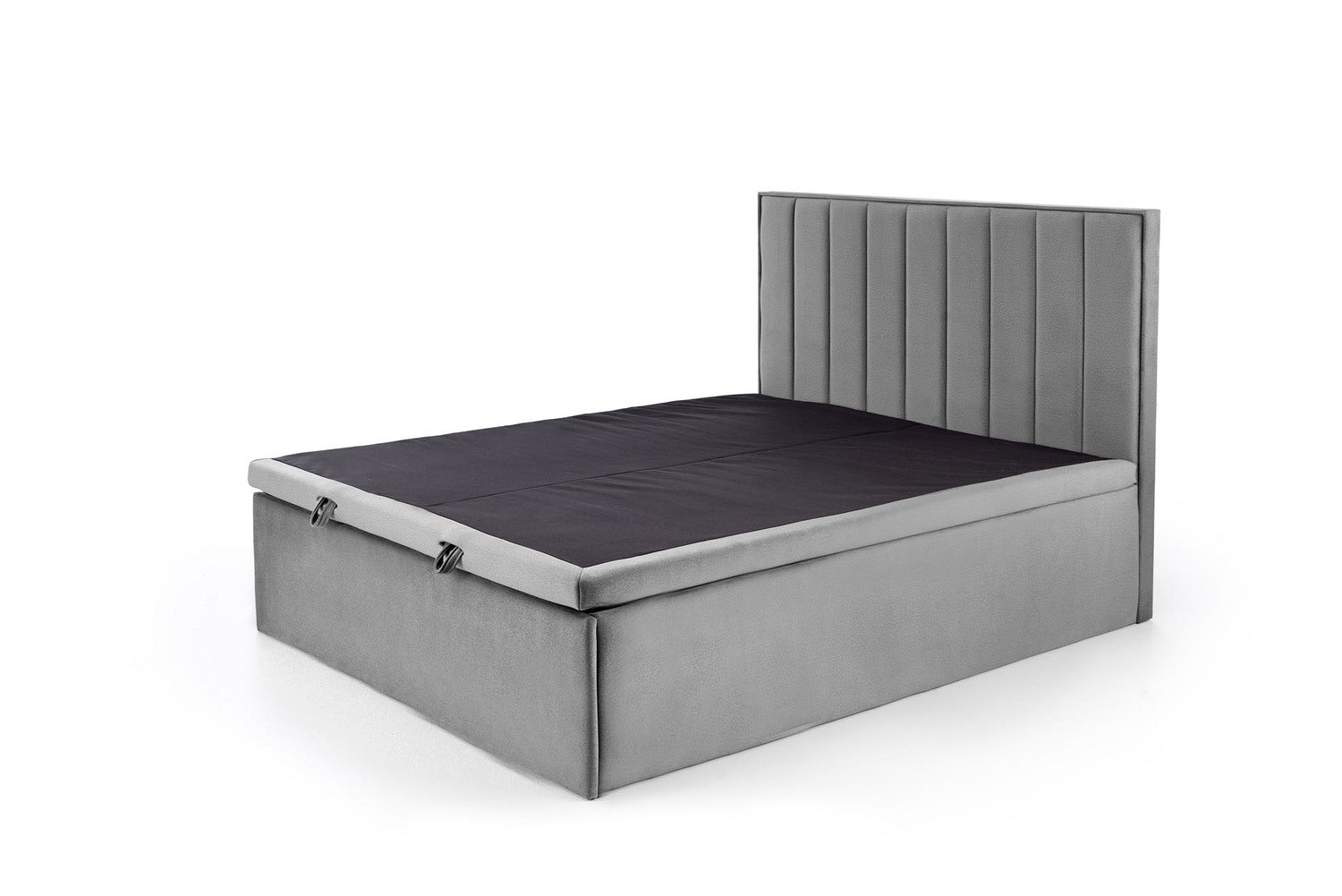 Gulta Asen 162/210/121 cm pelēks - N1 Home