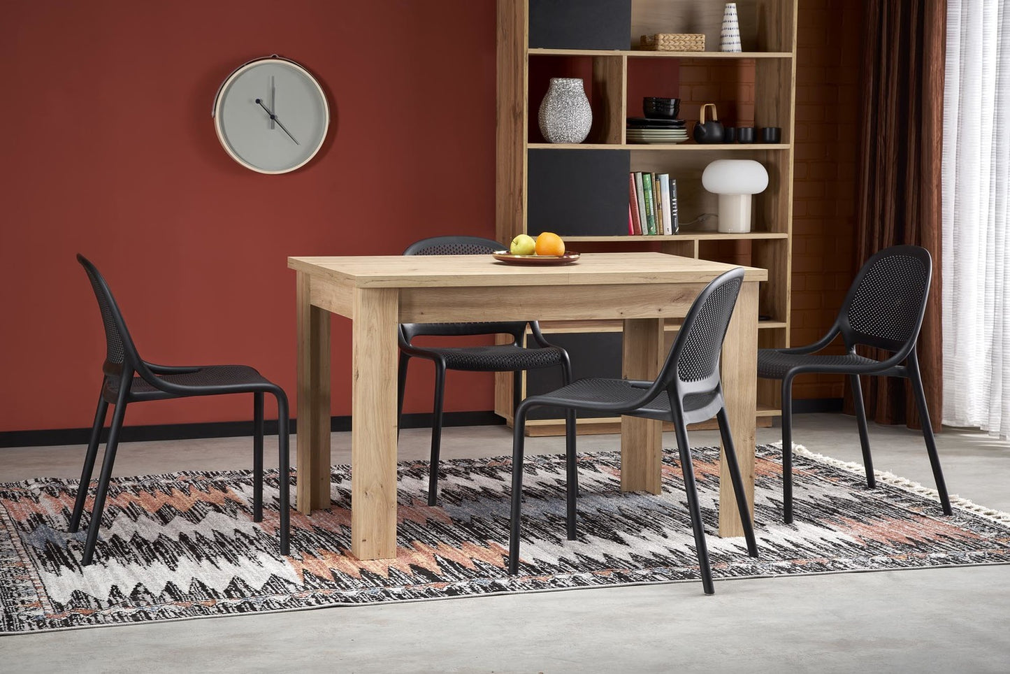 Galds Bagi 120-160/80/77/95 cm amatnieks ozols - N1 Home