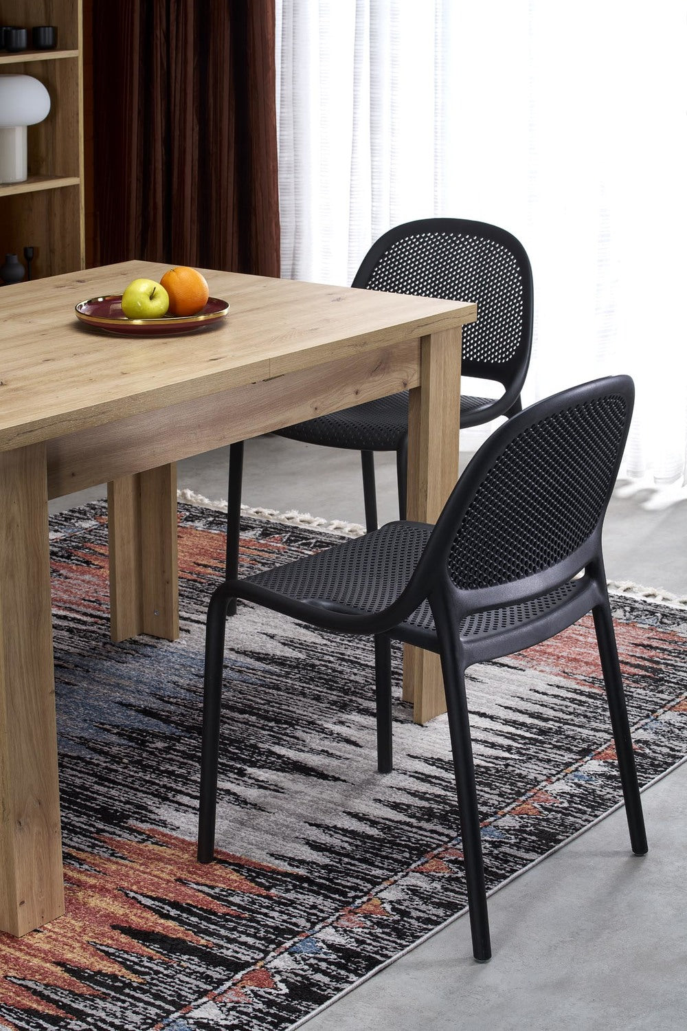 Galds Bagi 120-160/80/77/95 cm amatnieks ozols - N1 Home