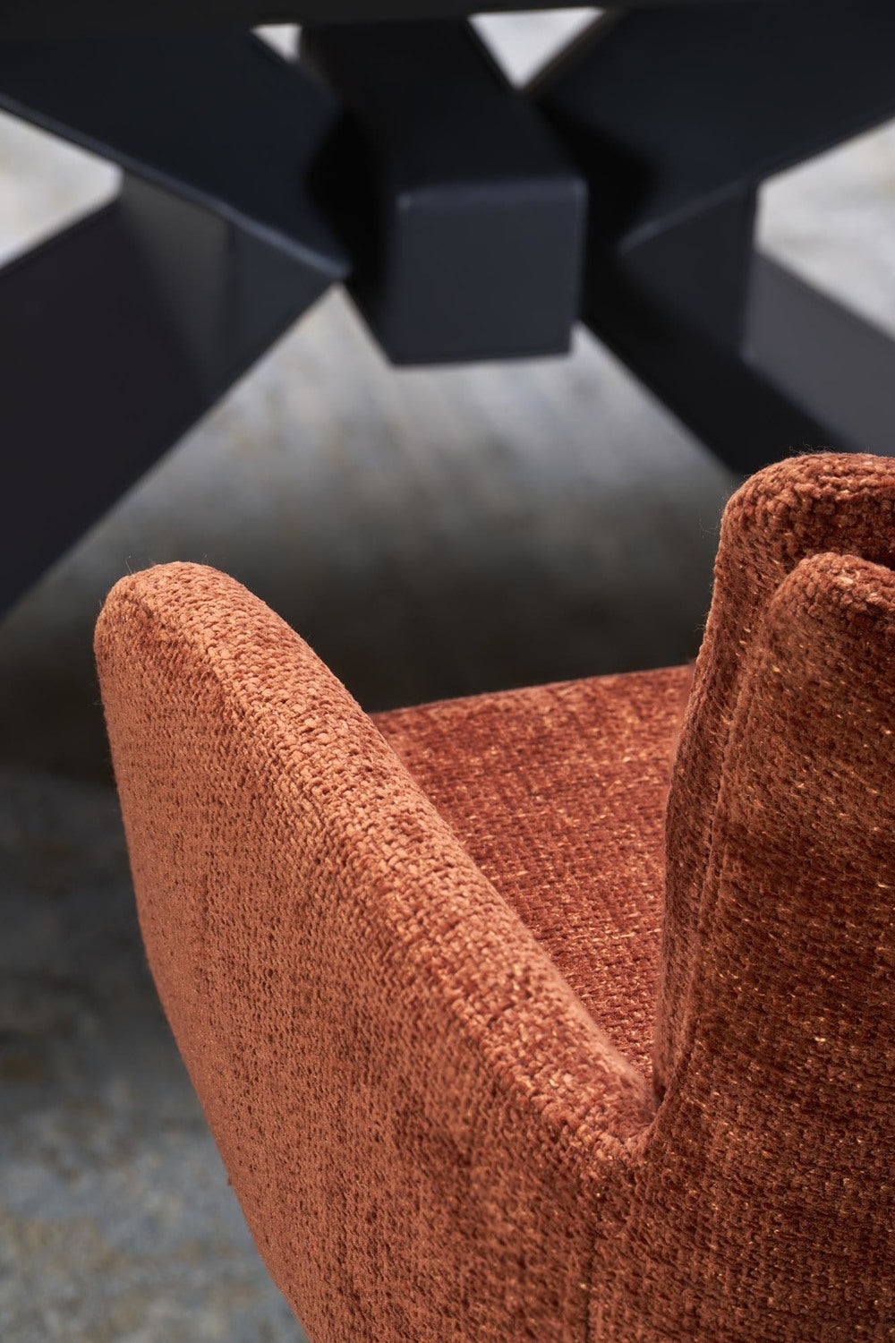 Galds Luciar 180/90/76 cm zils marmors/melns - N1 Home