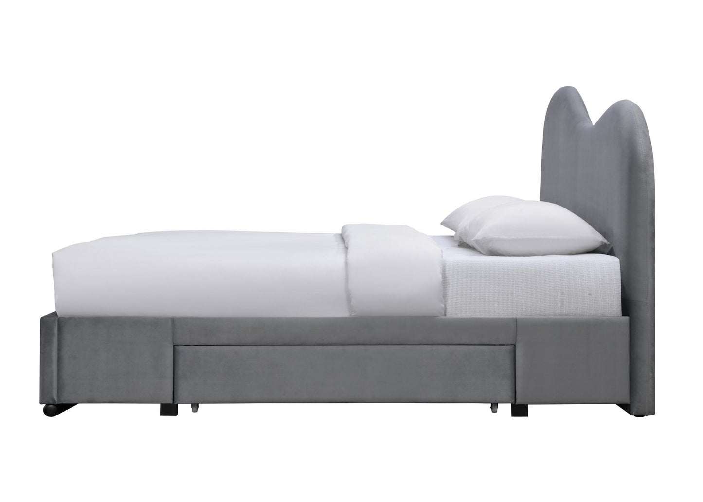 Gulta Amba 216/172/115 cm pelēks - N1 Home