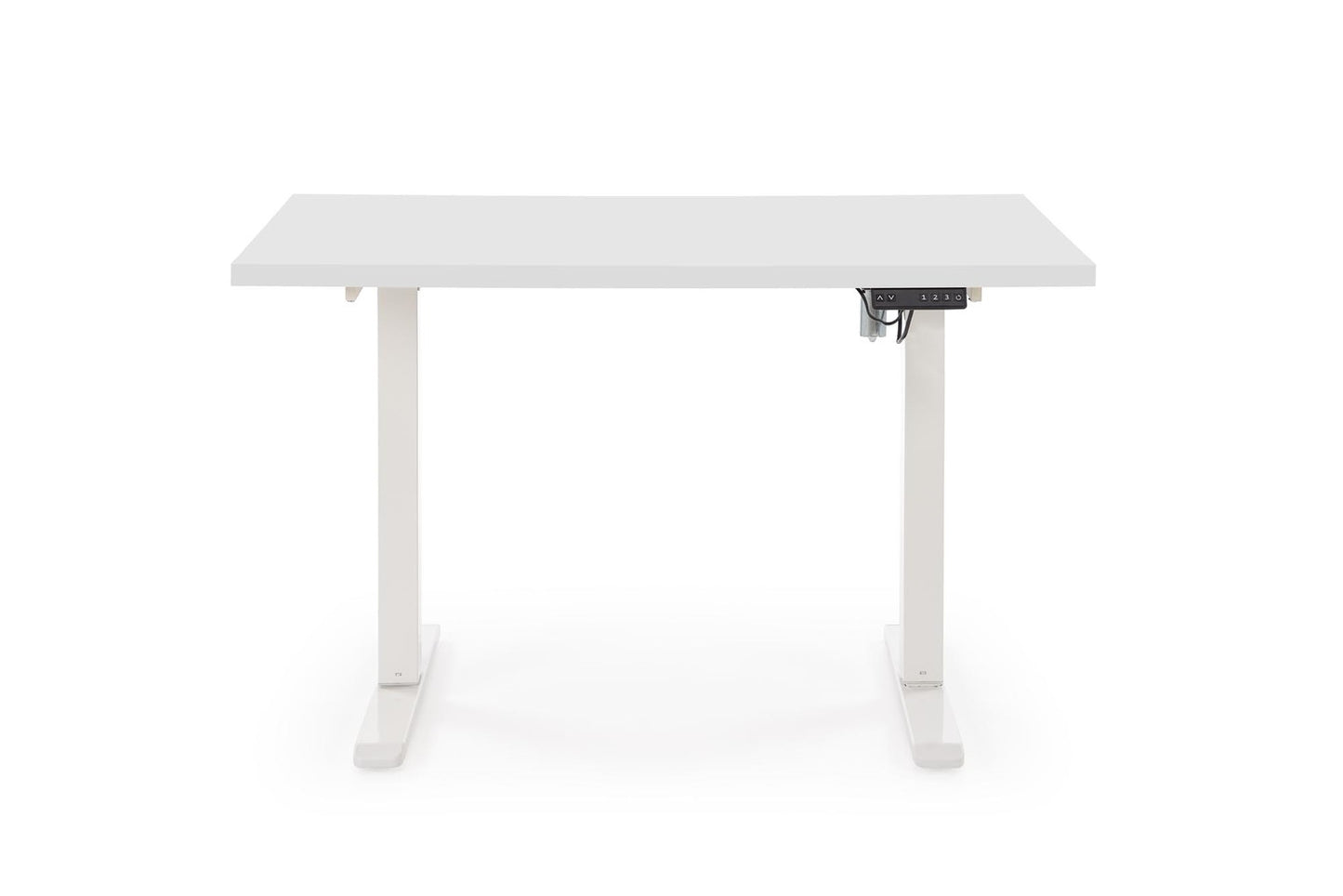 Biroja galds Juras 120/60/75-120 cm  balts - N1 Home