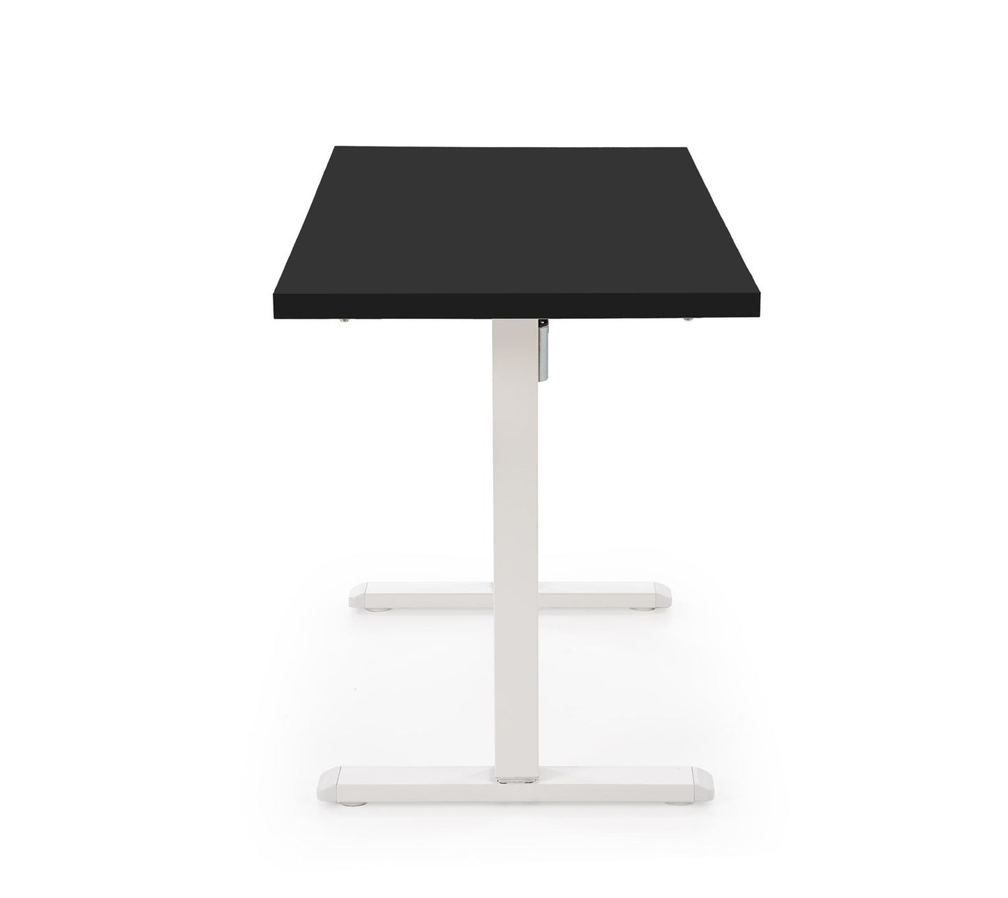 Biroja galds Juras 120/60/75-120 cm melns/balts - N1 Home