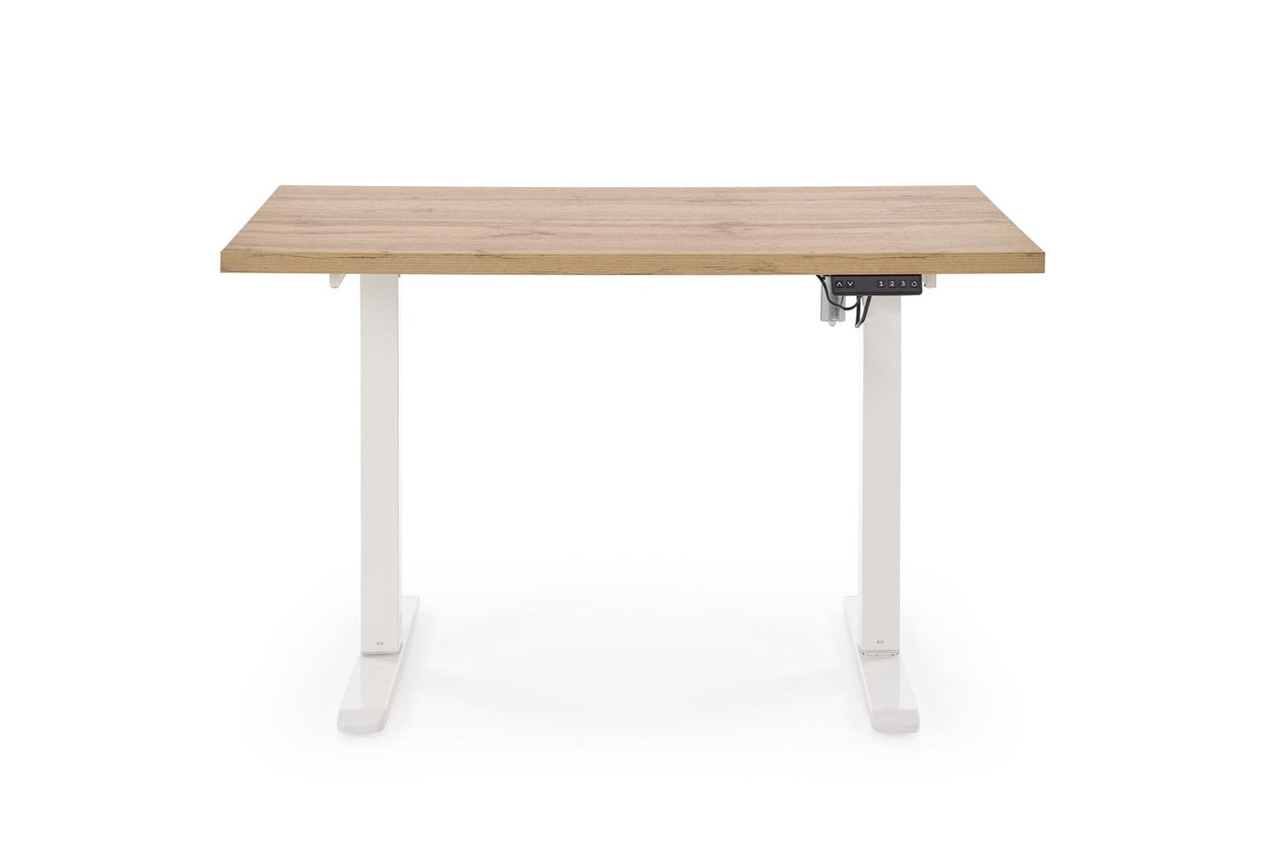 Biroja galds Juras 120/60/75-120 cm artizan ozols/balts - N1 Home