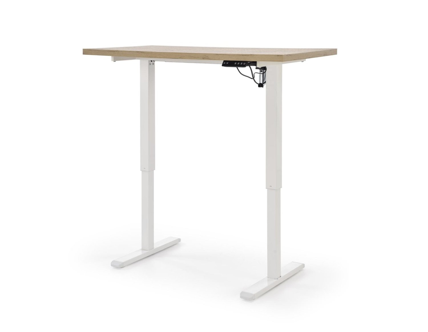 Biroja galds Juras 120/60/75-120 cm artizan ozols/balts - N1 Home
