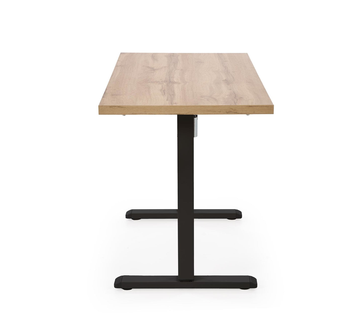 Biroja galds Juras 120/60/75-120 cm artizan ozols/melns - N1 Home