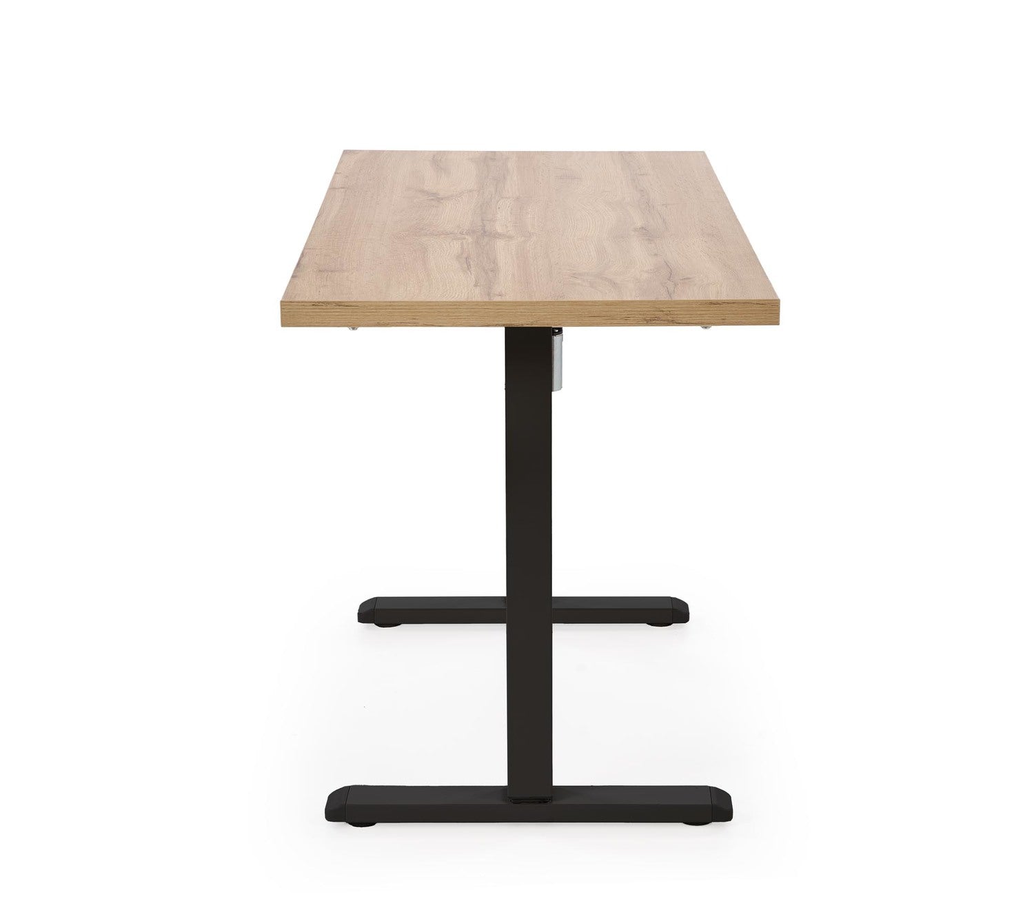 Biroja galds Juras 120/60/75-120 cm artizan ozols/melns - N1 Home