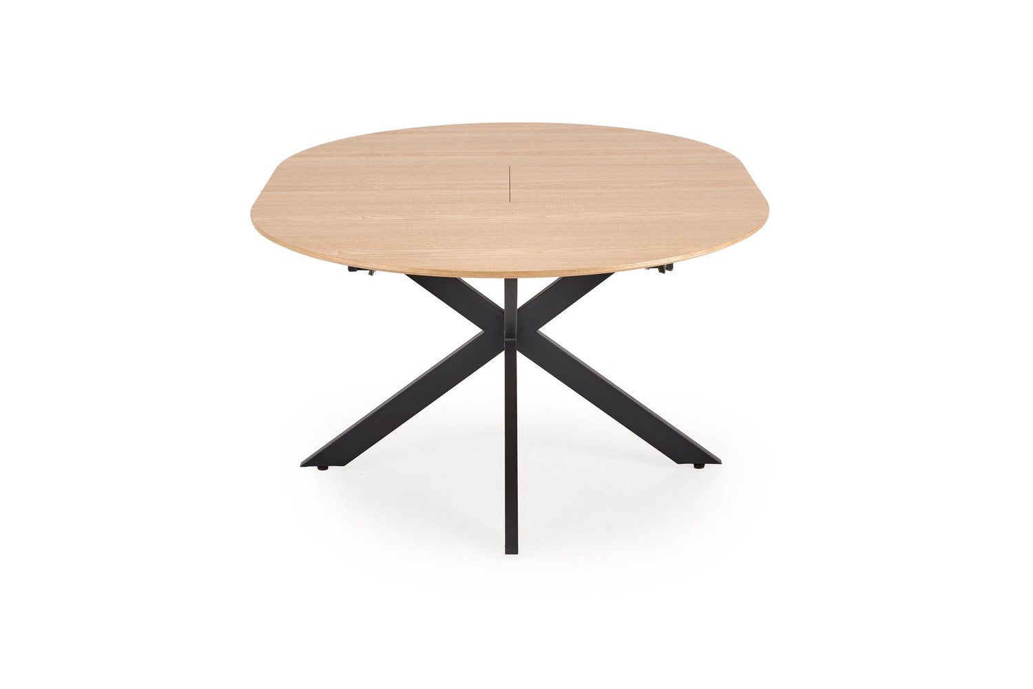 Galds Acos 120/120/75 cm dabīgs/ melns - N1 Home