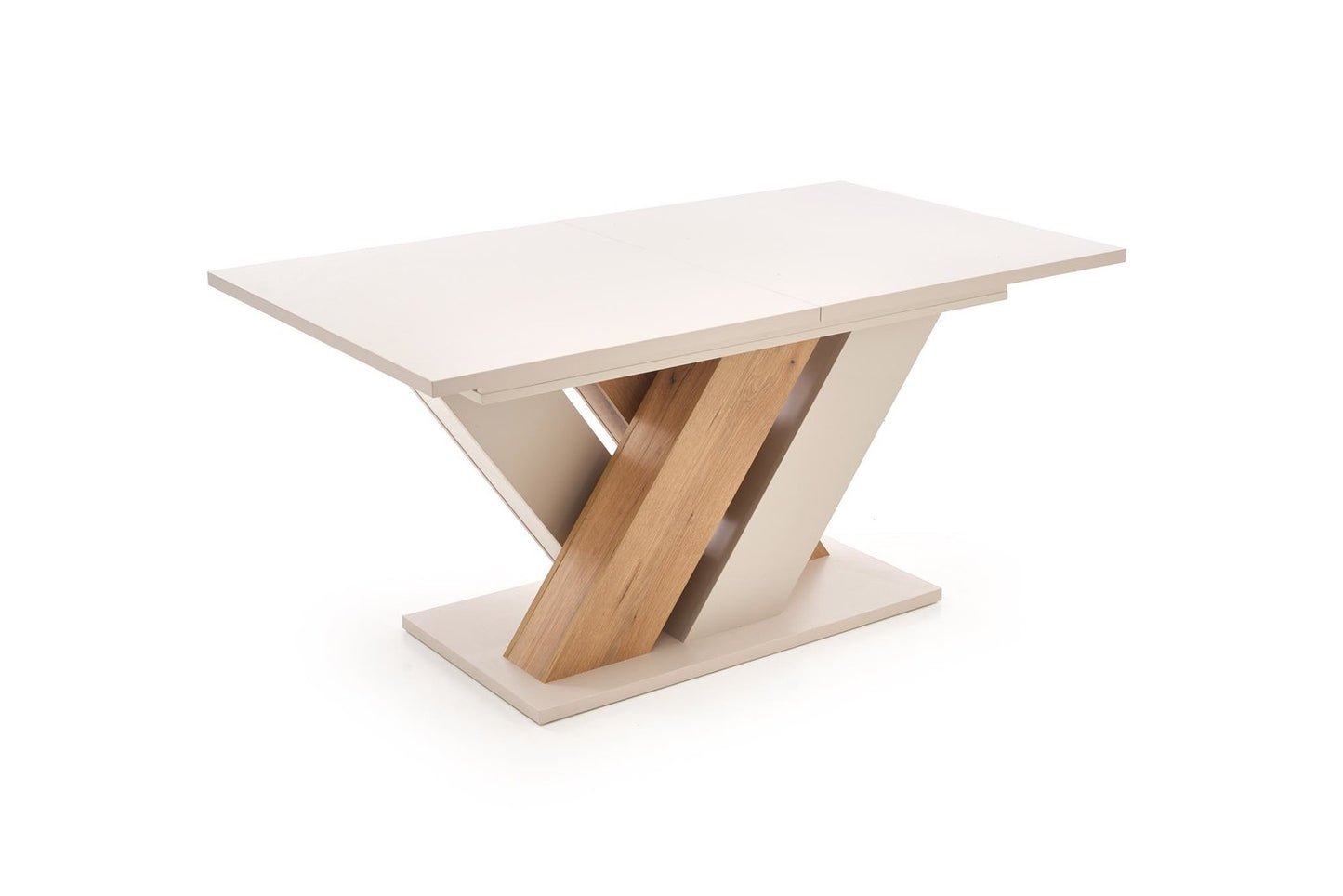 Galds Brans 160/90/77 cm kremonas ozols/kašmirs - N1 Home