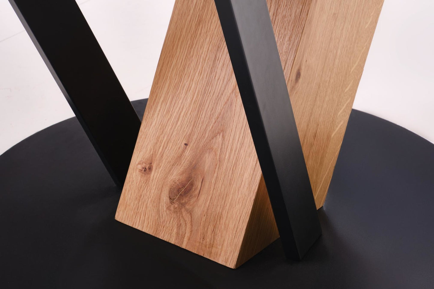 Galds Fani 120/120/78 cm dabīgs/melns - N1 Home