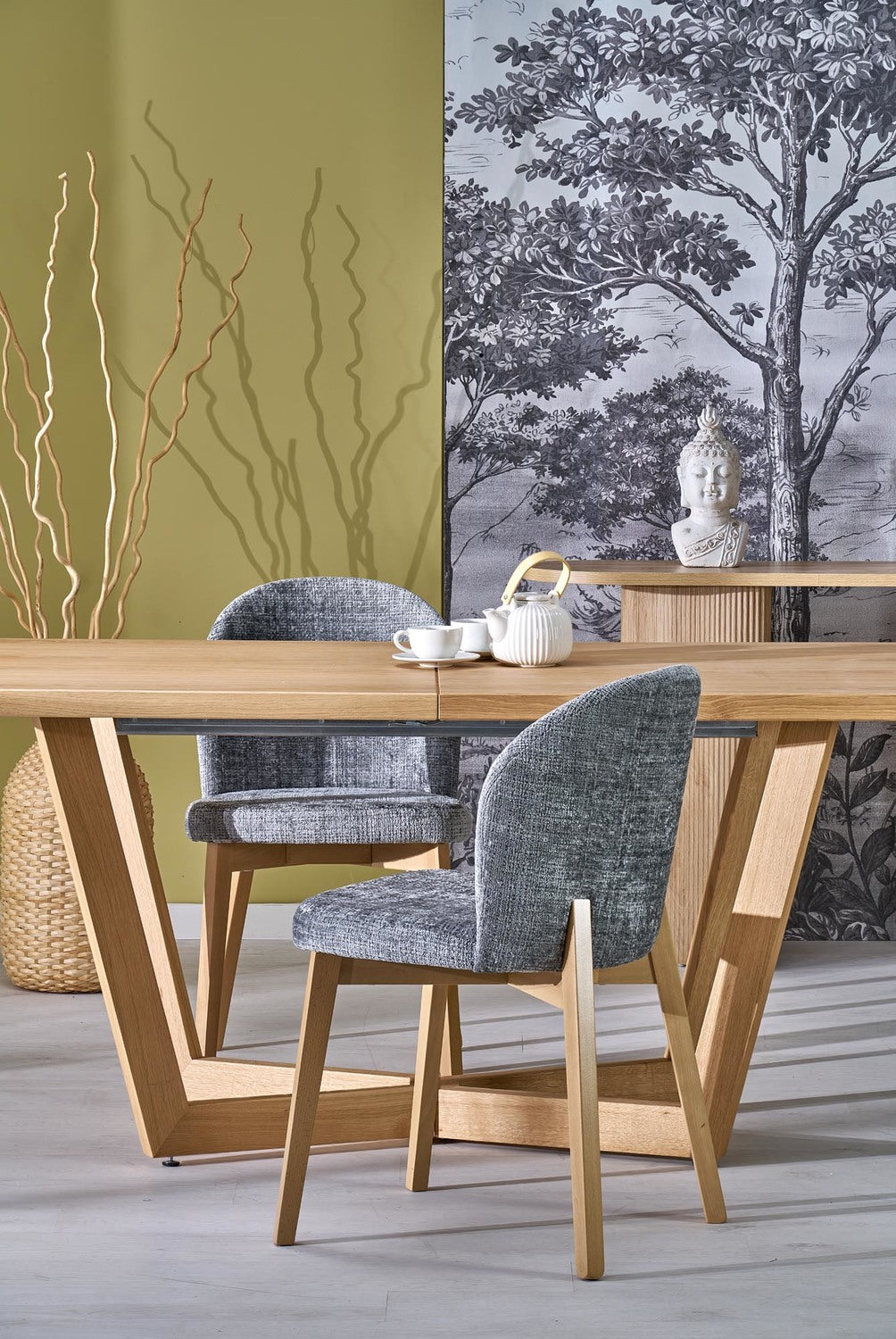 Galds Massi 3 160/90/77 cm ozols/ozols - N1 Home