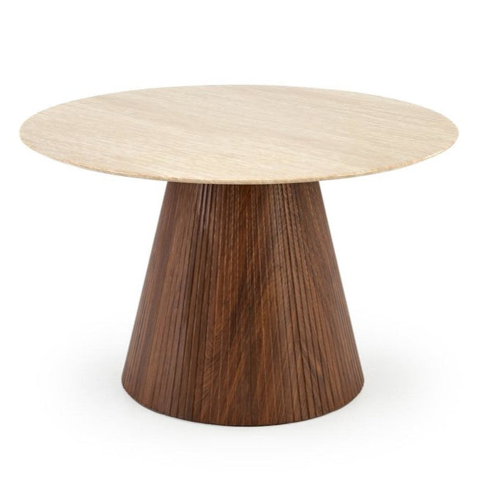 Galds Pires 120/76 cm  travertīns/valrieksts - N1 Home