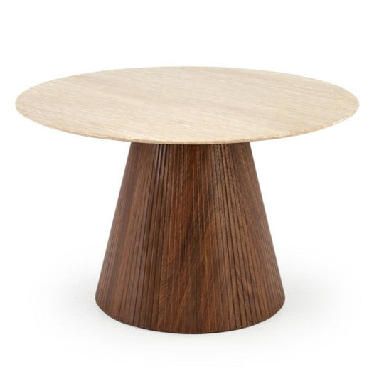 Galds Pires 120/76 cm  travertīns/valrieksts - N1 Home