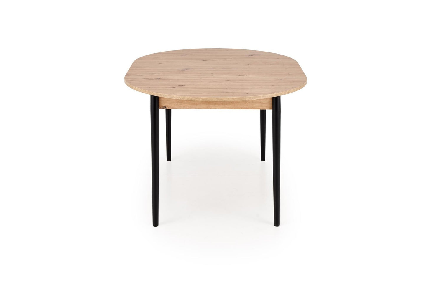 Galds Pivols 102/102/75 cm amatnieciskais ozols/melns - N1 Home